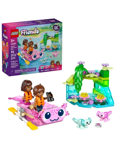 Lego friends 42681 łódź przygodowa z aksolotlem