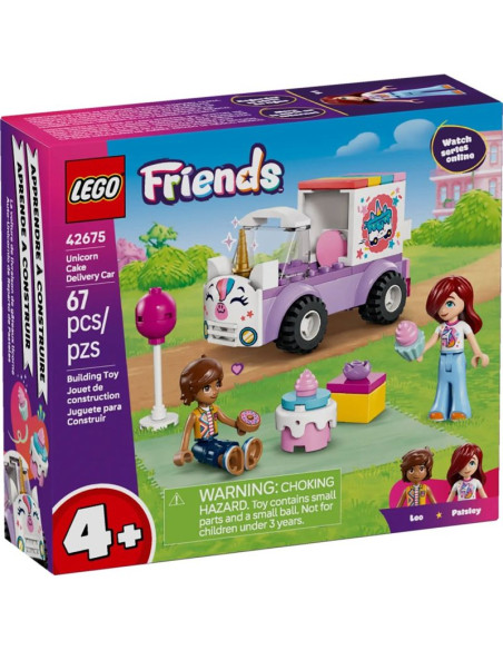 Lego friends 42675 samochód dostawczy z tortem w kształcie jednorożca