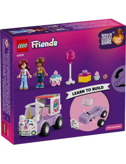 Lego friends 42675 samochód dostawczy z tortem w kształcie jednorożca 2