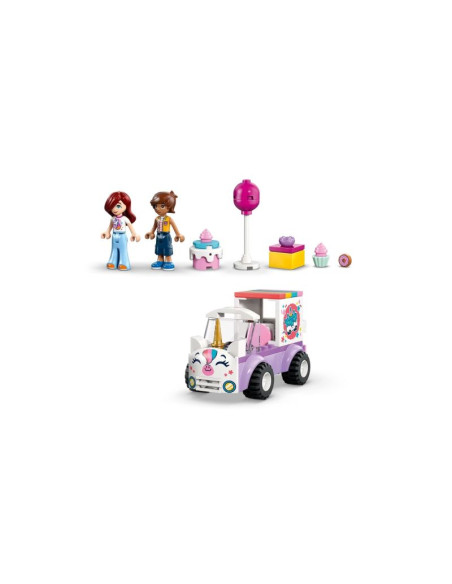 Lego friends 42675 samochód dostawczy z tortem w kształcie jednorożca