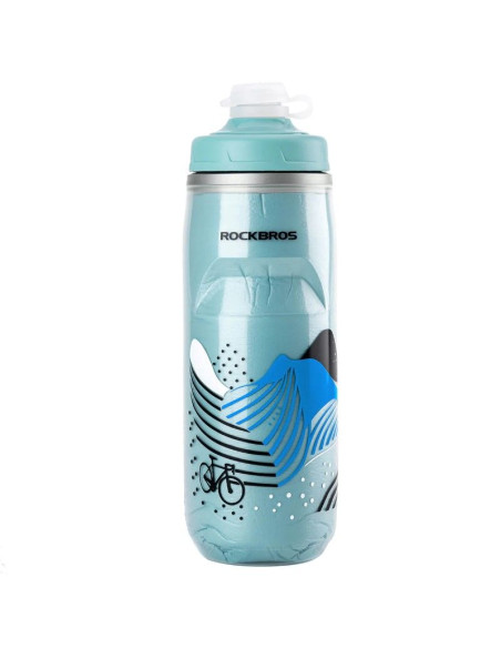 Rockbros termiczna butelka 35210024001 niebieska