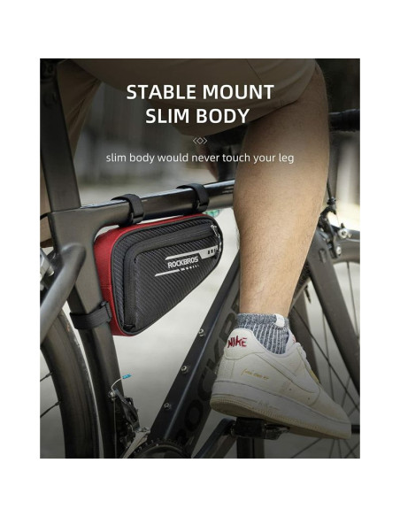 Rockbros torba pod ramę b75 czerwona