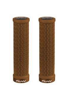 Funn chwyty holeshot brązowe