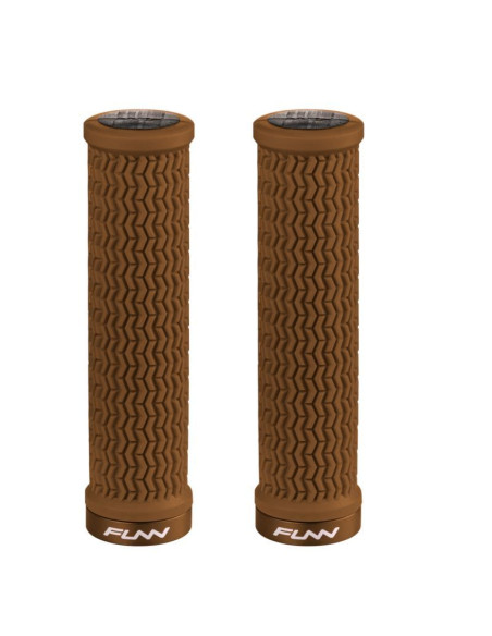 Funn chwyty holeshot brązowe