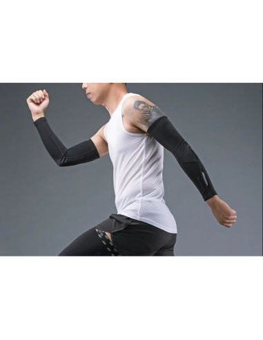 Rockbros rękawki rowerowe ocieplane czarne s/m