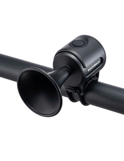 Rockbros dzwonek rowerowy elektryczny 120db czarny