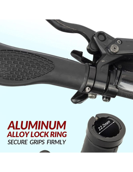 Rockbros chwyty rowerowe czarno-szare