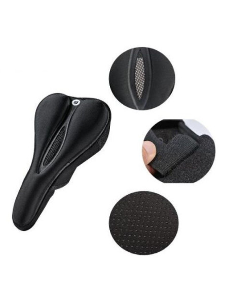 Rockbros żelowy pokrowiec na siodełko czarny