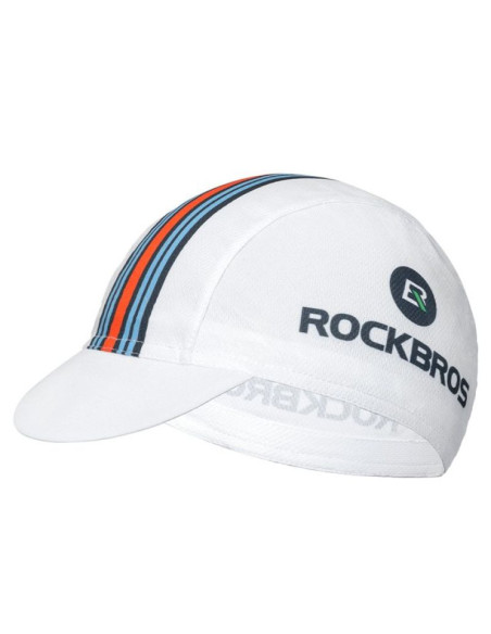 Rockbros czapeczka kolarska biała