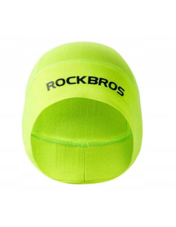 Rockbros uniwersalna czapka sportowa/pod kask fluo