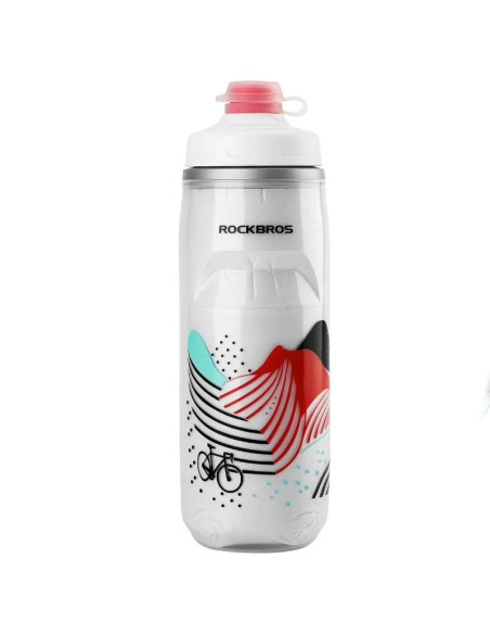 Rockbros termiczna butelka 35210026001 biała ii