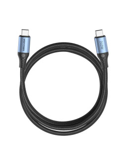 Kabel usb-c do usb-c vention usb 2.0 5a 240w 1.5m czarny 2