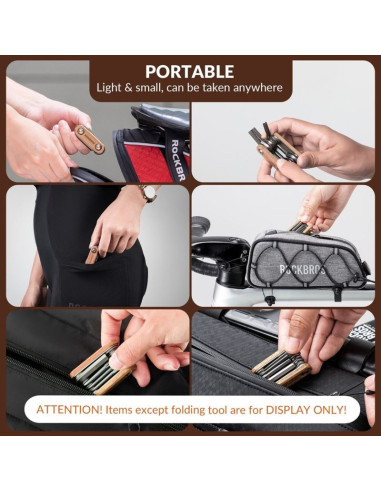 Rockbros narzędzie wielofunkcyjne 8w1