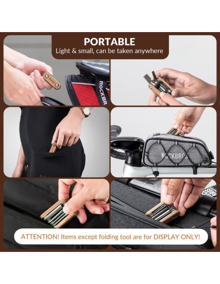 Rockbros narzędzie wielofunkcyjne 8w1