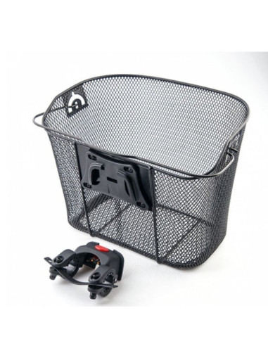 Koszyk przód click czarny 175009