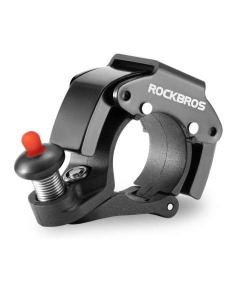 Rockbros dzwonek aluminiowy mechaniczny czarny