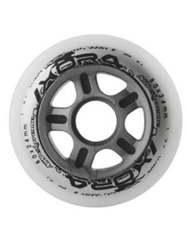 Pu 80x24 82a białe kółka (4 szt.) nils extreme