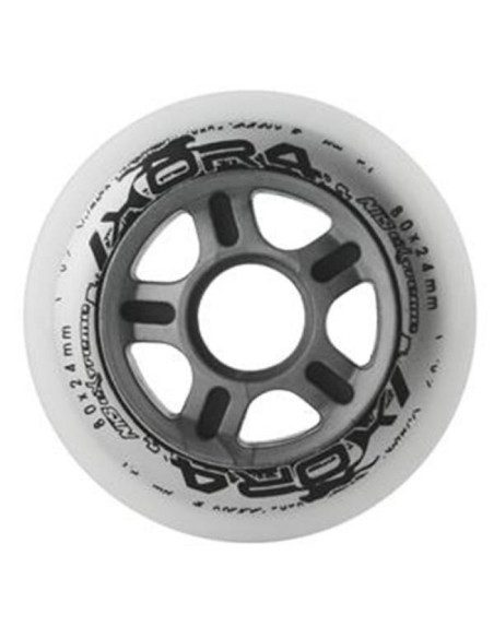 Pu 80x24 82a białe kółka (4 szt.) nils extreme