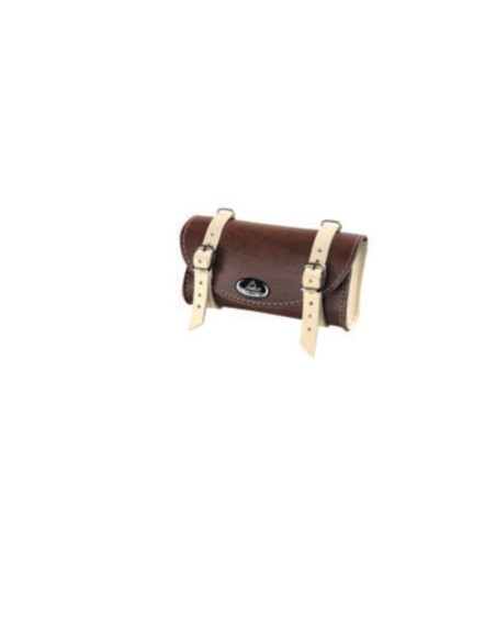 Sakwa pod siodełko scansano kremowo brązowa