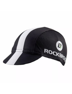 Rockbros czapeczka kolarska czarno-biała