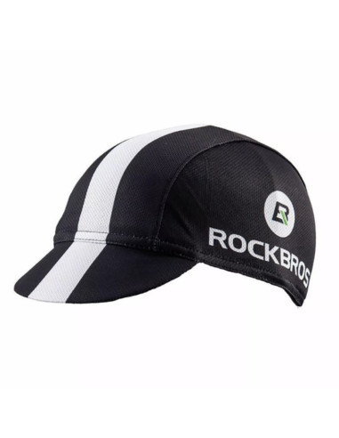Rockbros czapeczka kolarska czarno-biała