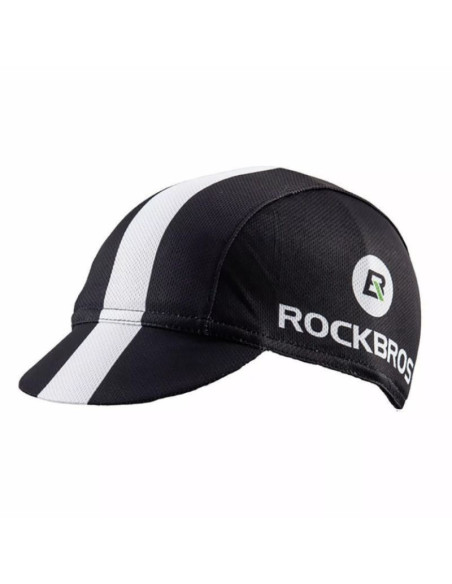 Rockbros czapeczka kolarska czarno-biała