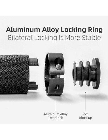 Rockbros chwyty kierownicy rowerowej czarno-czerw