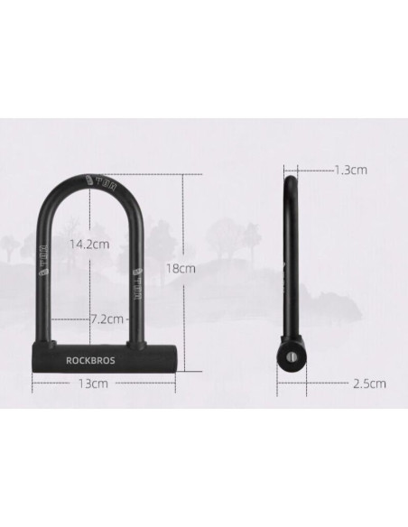 Rockbors zapięcie rowerowe klucz 32410607001