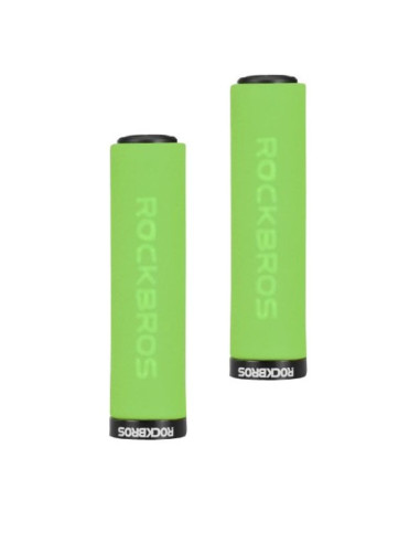 Rockbros piankowe chwyty kierownicy zielone