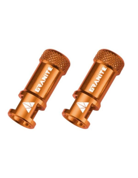 Granite kapturki na wentylki fv juicy pomarańczowe