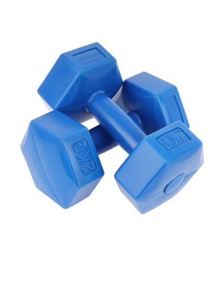 Zestaw hantli kompozytowych eb fit 2x2kg pomarańczowe 1027029