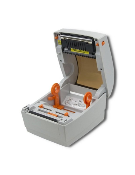 Drukarka etykiet qoltec 50243 (druk termiczny  lan, usb  203 dpi)