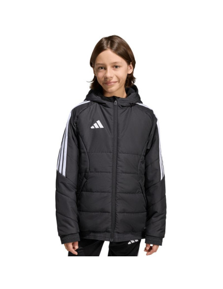 Kurtka dla dzieci adidas tiro 26 winter czarna ka5319