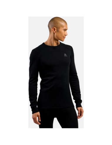 Koszulka męska odlo bl top crew neck l/s active warm eco roz. m czarna