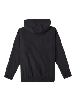 O'neill kurtka wiosenna wiatrówka dziecięca ridge lekka z kapturem czarna 2