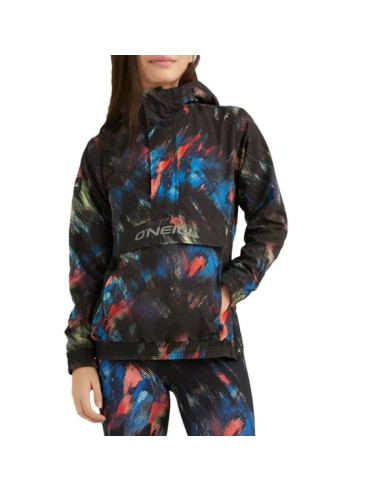 O'neill kurtka wiosenna wiatrówka dziecięca ridge lekka z kapturem wielokolorowa