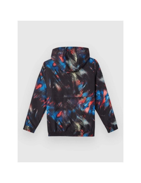 O'neill kurtka wiosenna wiatrówka dziecięca ridge lekka z kapturem wielokolorowa