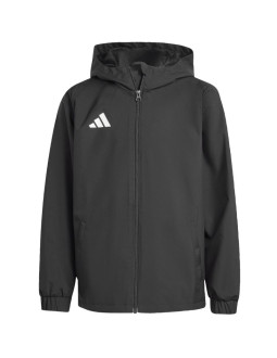 Kurtka dla dzieci adidas entrada 26 all weather czarna jz9104 2