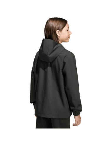 Kurtka dla dzieci adidas entrada 26 all weather czarna jz9104