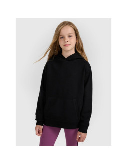 Bluza dresowa nierozpinana z kapturem dziewczęca 4f 4fjwmm00tswsf1862-20s