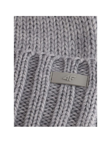 Czapka zimowa z dodatkiem wełny męska 4f 4fraw25acapm0830-25m