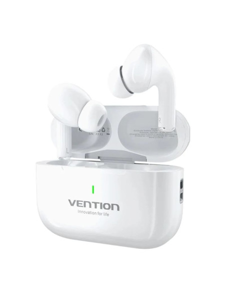 Słuchawki bezprzewodowe echo lite e11 bluetooth 5.4 hifi tws biały