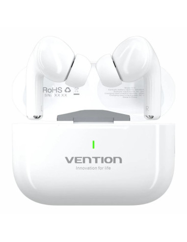 Słuchawki bezprzewodowe echo lite e11 bluetooth 5.4 hifi tws biały