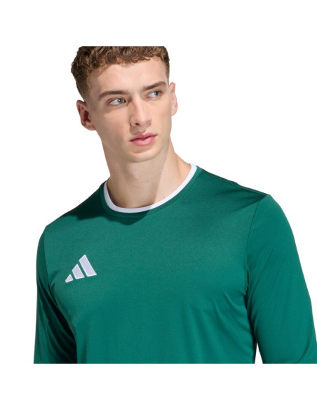 Koszulka męska adidas entrada 26 long sleeve jersey zielona kf5846