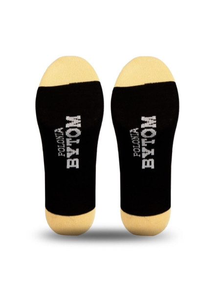 Skarpety polonia bytom - gold black