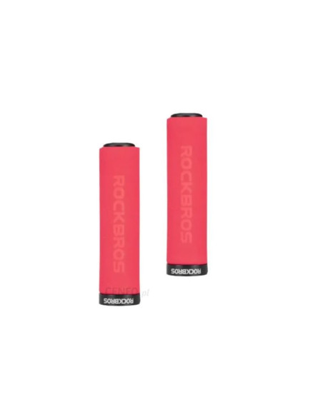 Rockbros chwyty kierownicy czerwono-czarne