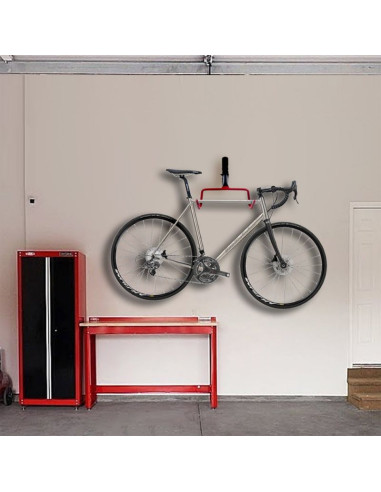 Maclean rowerowy uchwyt ścienny poziomy, stal, max. obciążenie 30kg mc-430