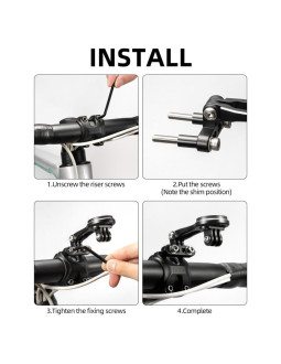 Rockbros uchwyt rowerowy fk-307 czarny 2