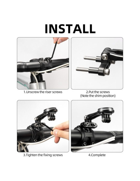 Rockbros uchwyt rowerowy fk-307 czarny