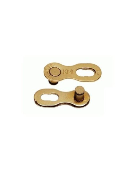 Kmc złączka cl-566 ti-n 2 sztuki złota 9 rz.